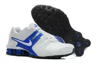 nike shox zoom current r4 new white borland hommes